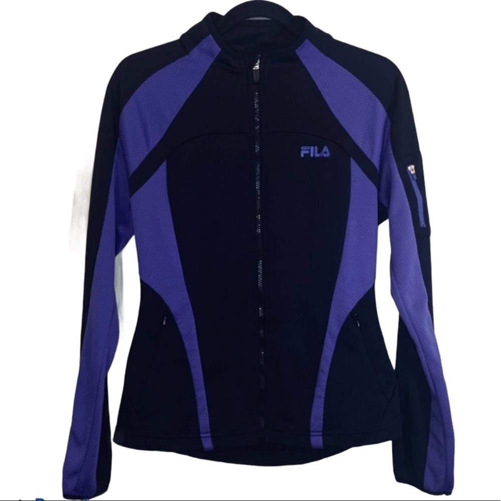 FILA SPORT Brisk Mockneck Performance Jacket Small